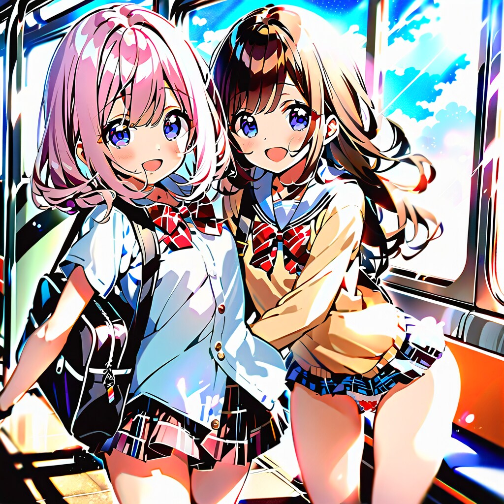 少女たち 仲良しクラスメイト