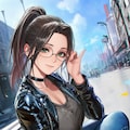 ライダースの似合うママ☺️♥️ 4枚目