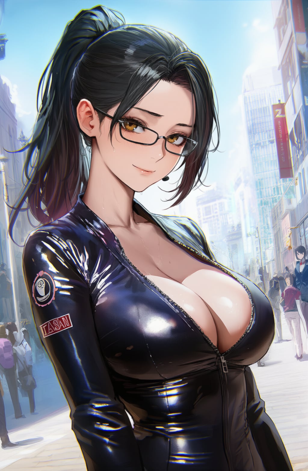 ライダースの似合うママ☺️♥️
