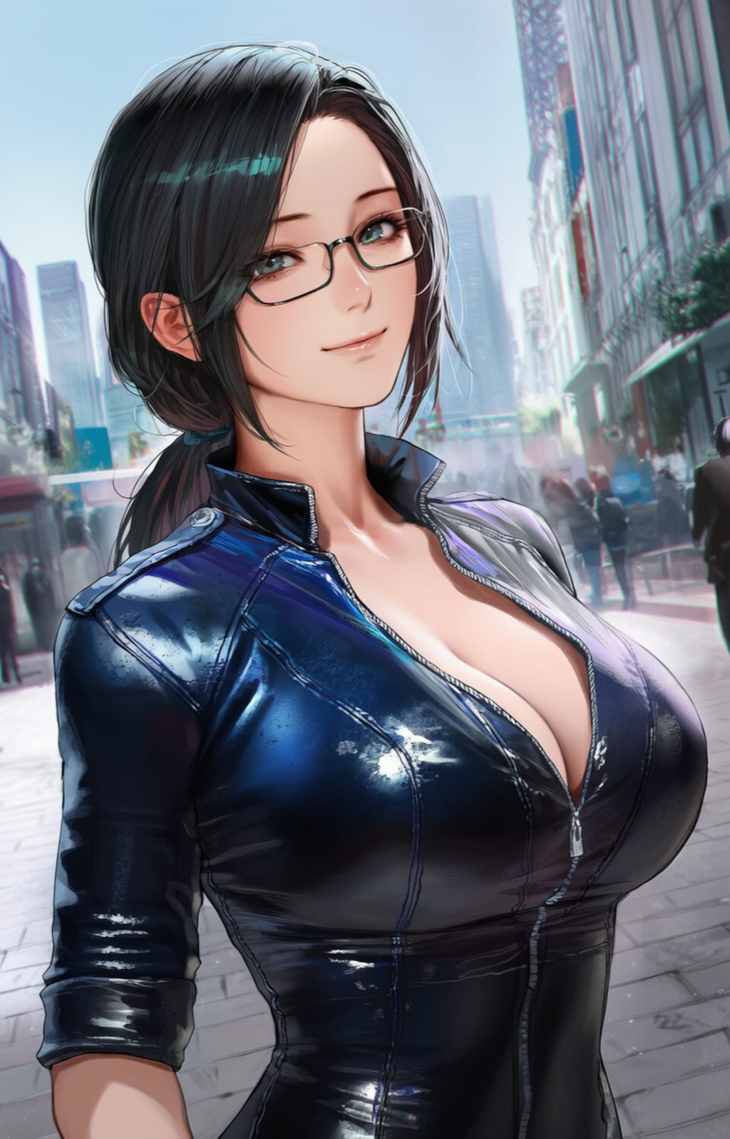 ライダースの似合うママ☺️♥️