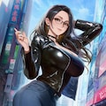 ライダースの似合うママ☺️♥️ 2枚目