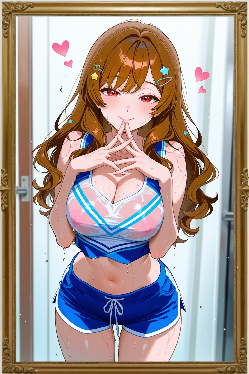 びしょ濡れ透けおっぱい