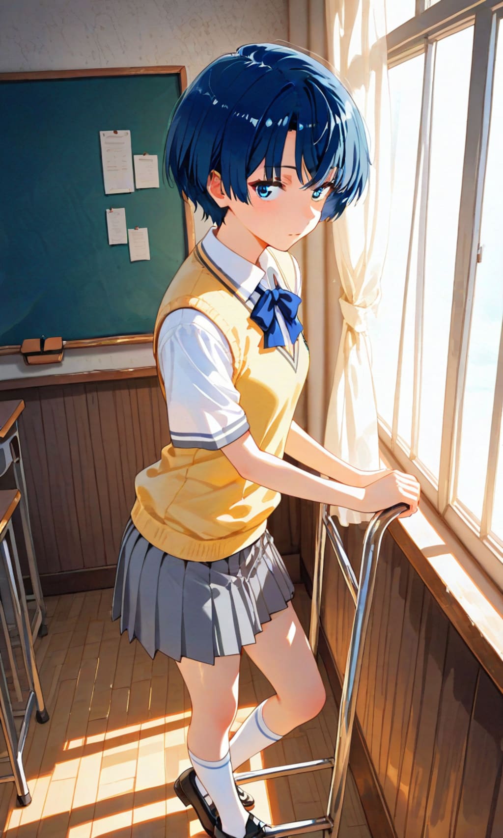 教室の柑菜ちゃん