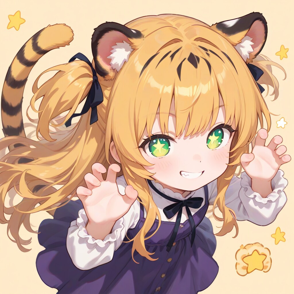 がおー❗️虎寅大河だぞー❗️【シリーズポータル：トラ娘、都会をゆく！】 | の人気AIイラスト・グラビア