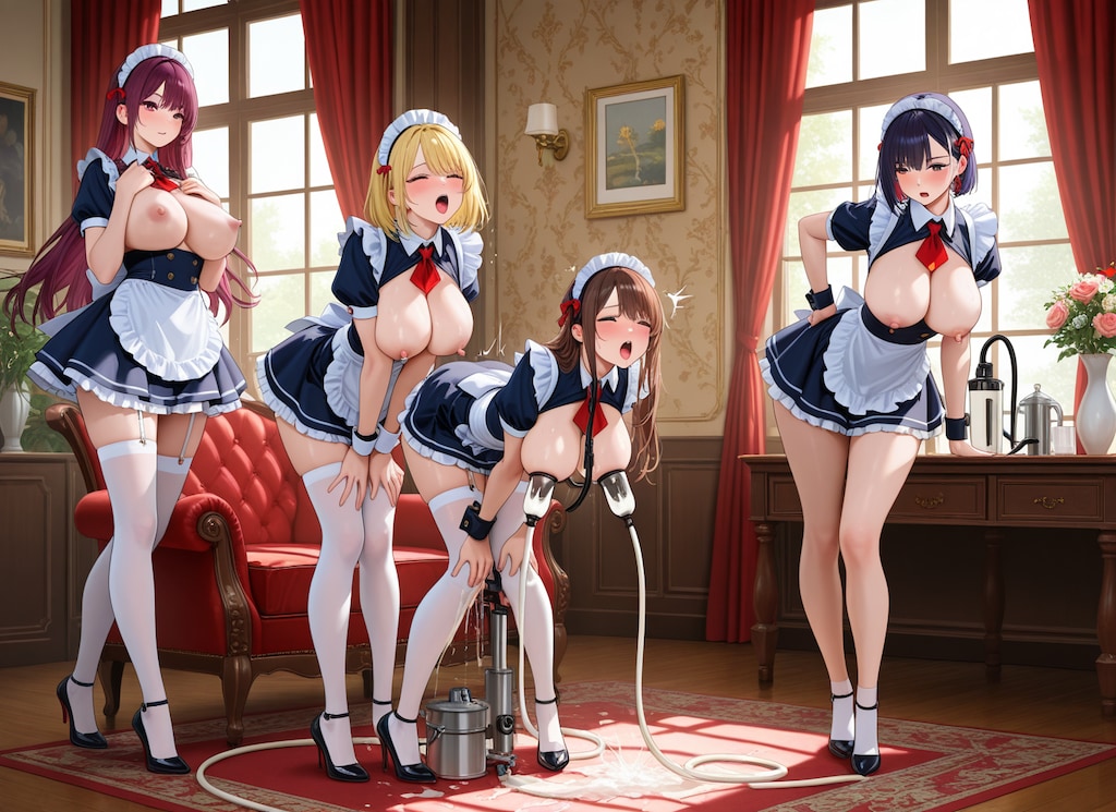 今日のメイド搾乳