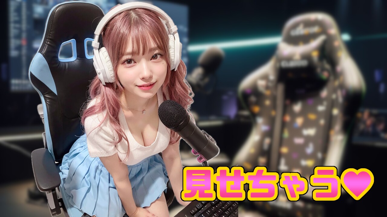 【閲覧注意】女性ゲーム実況者のお部屋紹介したら放送事故連発で垢BAN危機！？