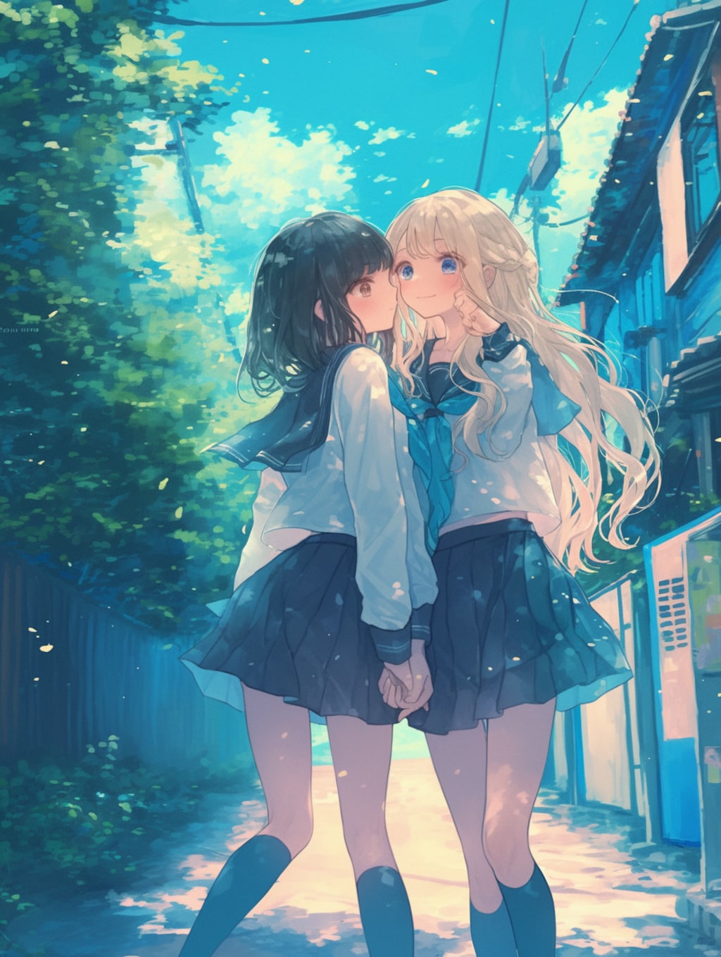 キスしたい二人のJK03