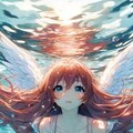 水の中の天使① (エンジェル45) 2枚目