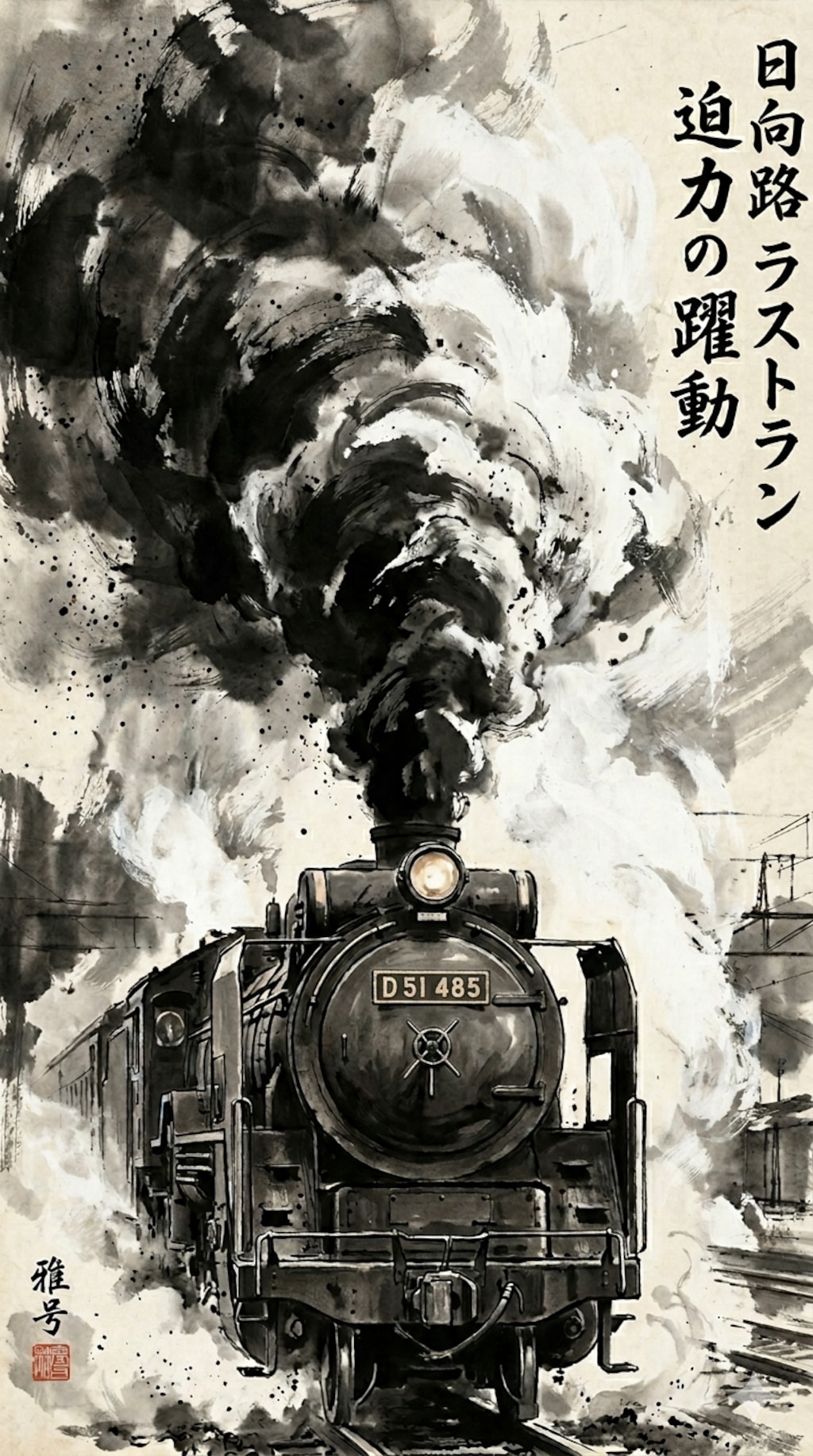 日向路ラストラン　迫力の躍動！