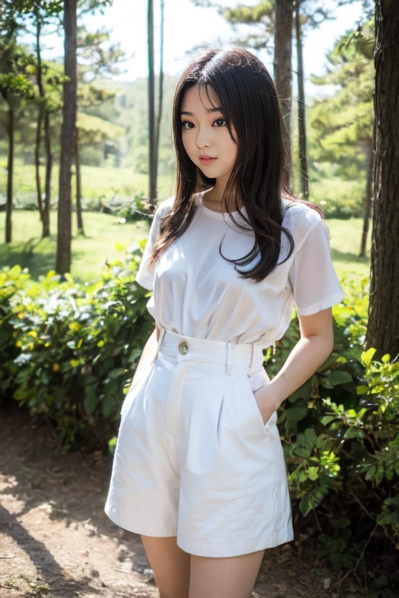 避暑地で森林浴デート | の人気AIイラスト・グラビア