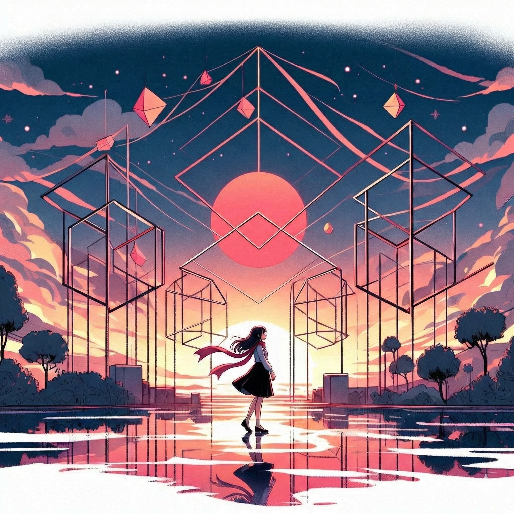 太陽と少女55 | の人気AIイラスト・グラビア