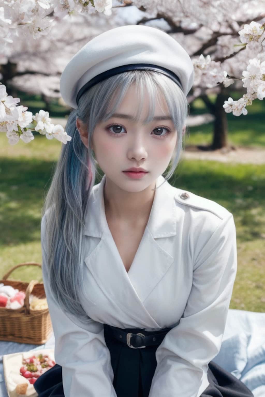 お花見のおぱ将校