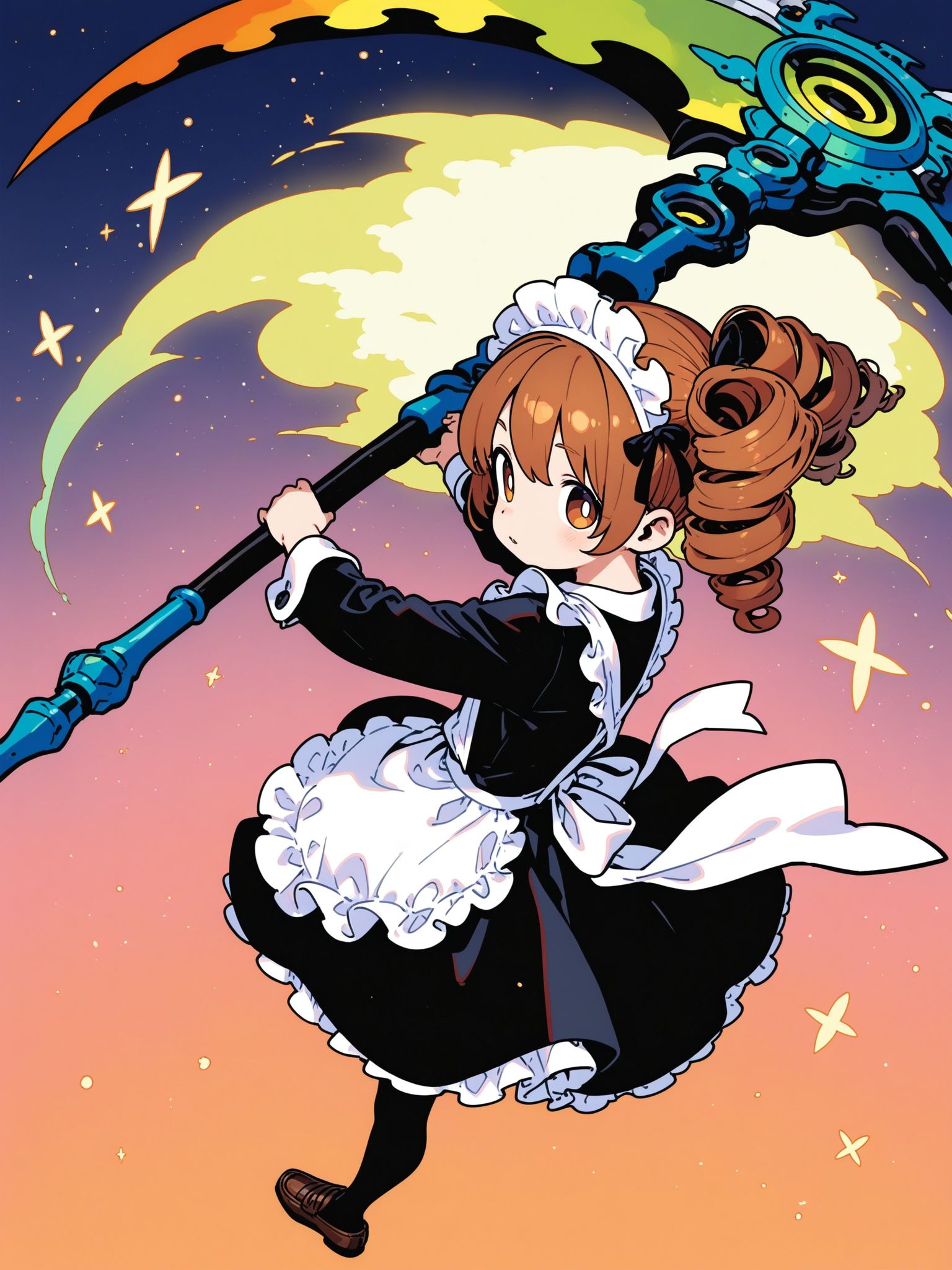 メイド服と大鎌