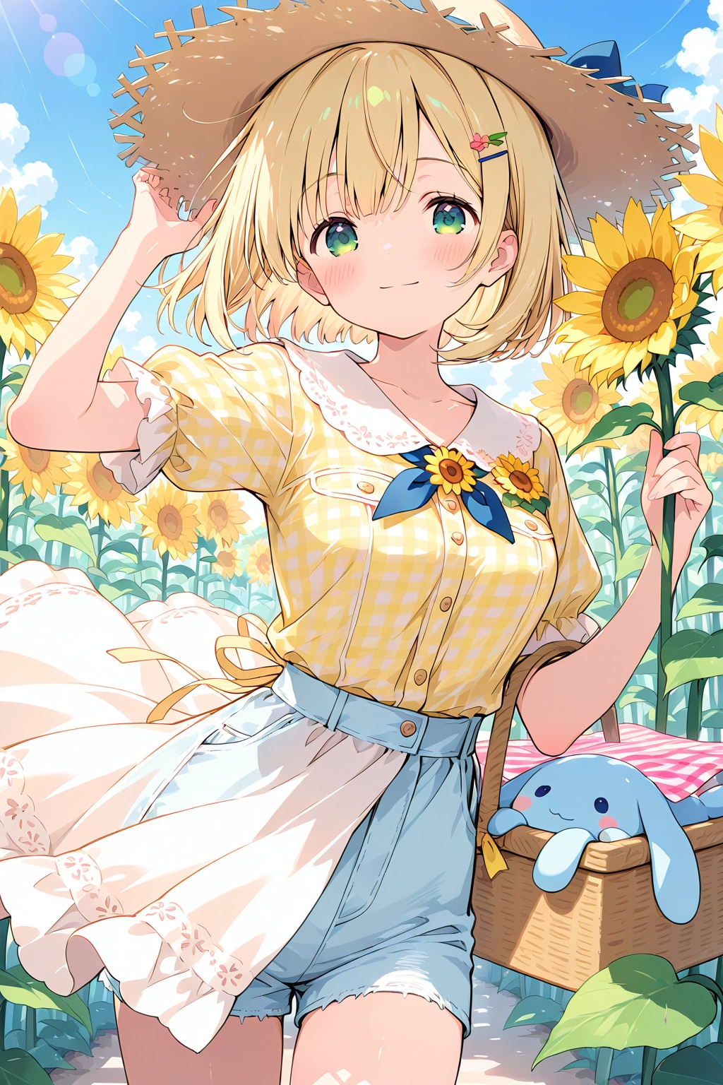 ピクニック千鶴ちゃん | の人気AIイラスト・グラビア