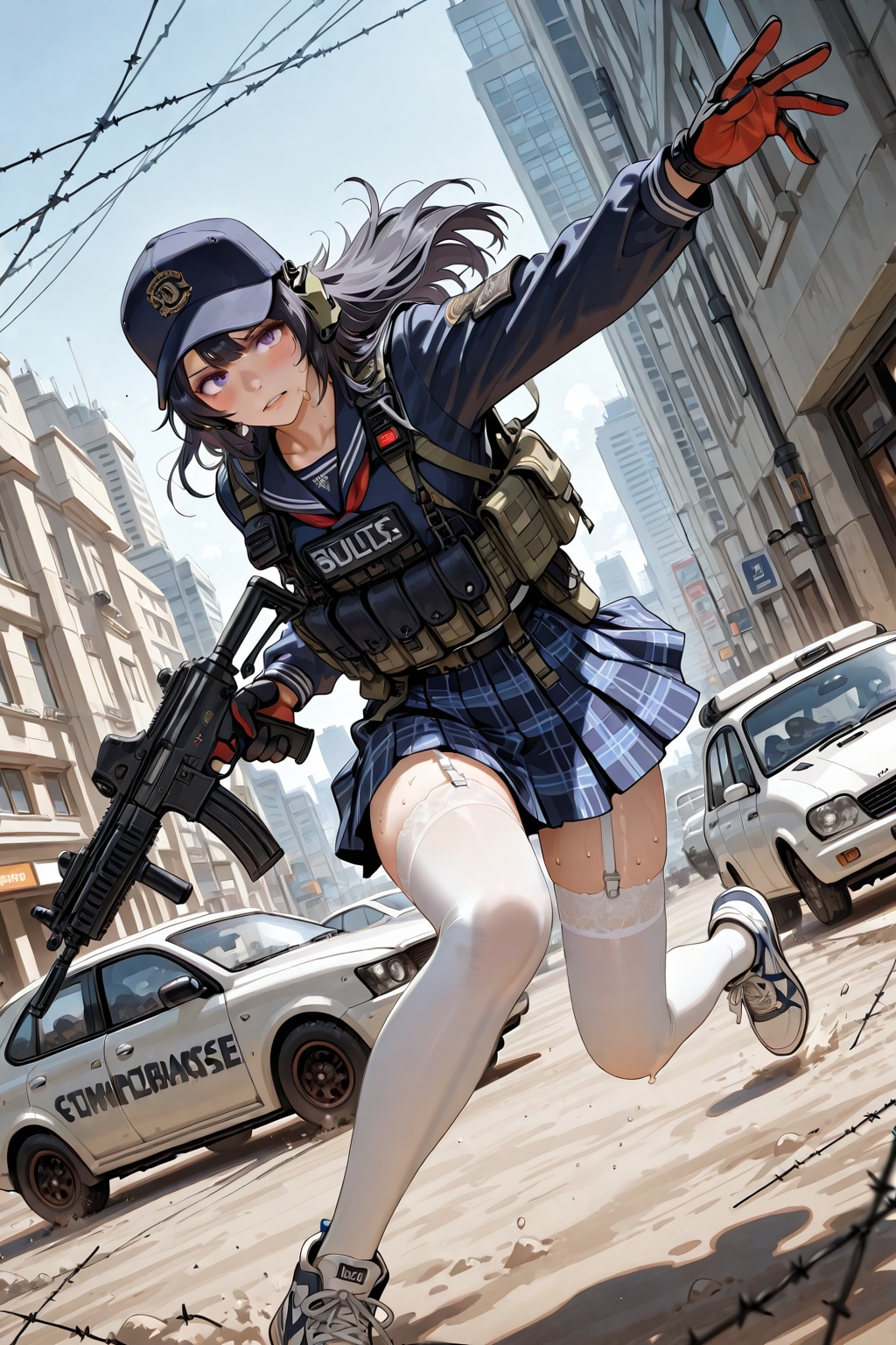 武装したJK | の人気AIイラスト・グラビア
