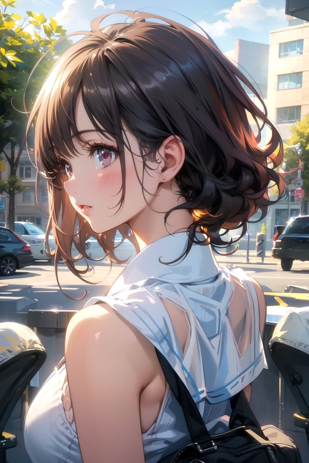 振り向き | の人気AIイラスト・グラビア