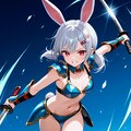 ビキニアーマー✕うさぎ田ぴょん子🐰 2枚目