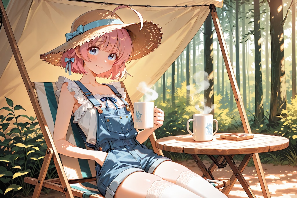 夏キャンプコーデ