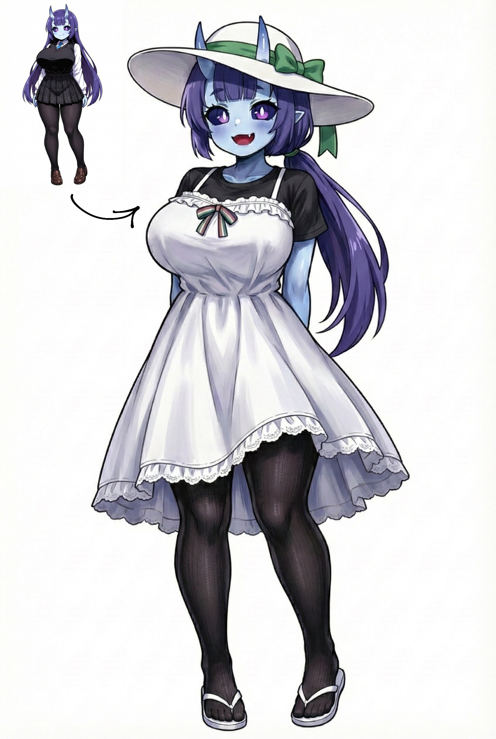 夏の私服