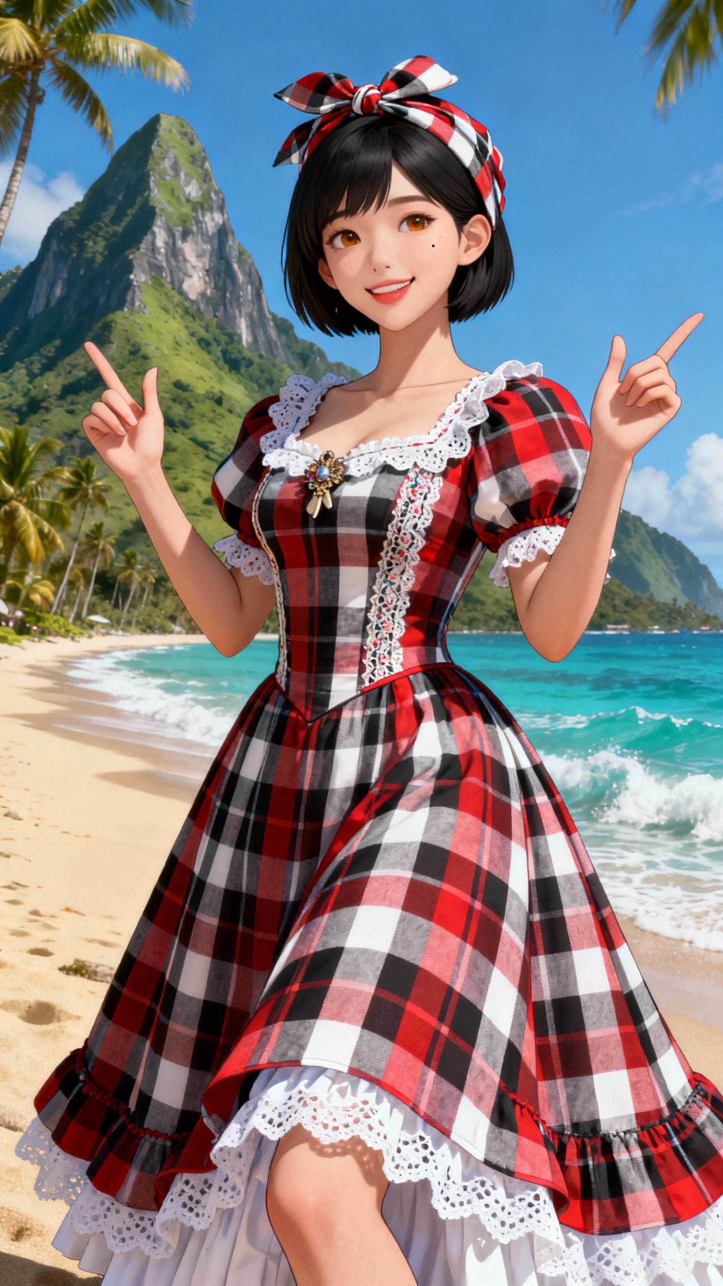 マドラスドレス/セントルシアの民族衣装 | の人気AIイラスト・グラビア