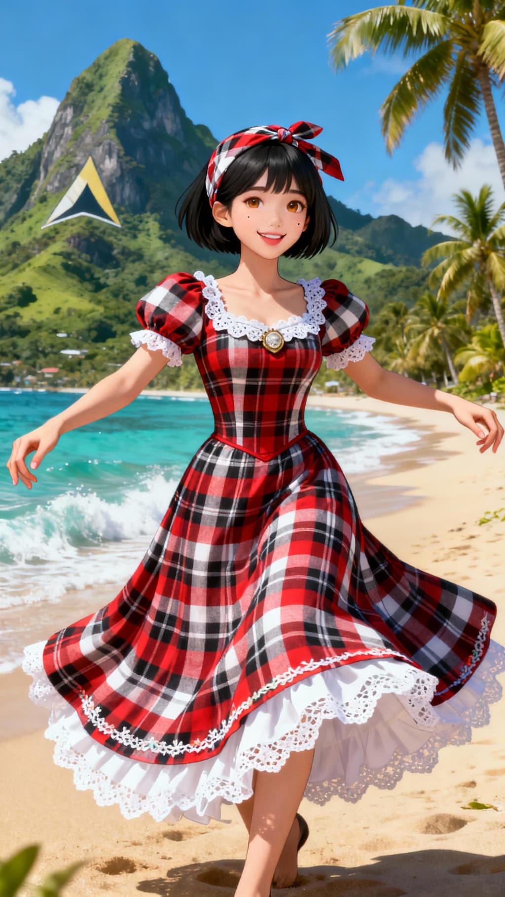 マドラスドレス/セントルシアの民族衣装