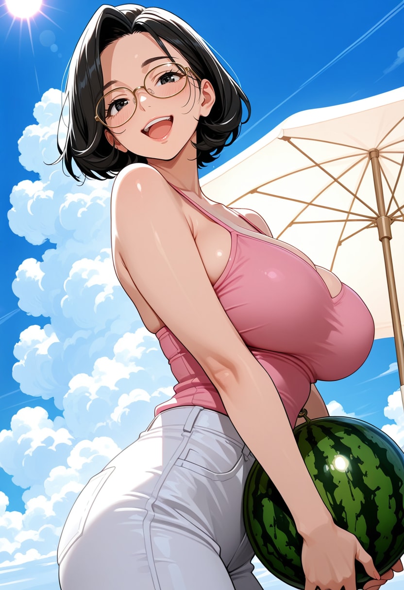 真夏のスイカ