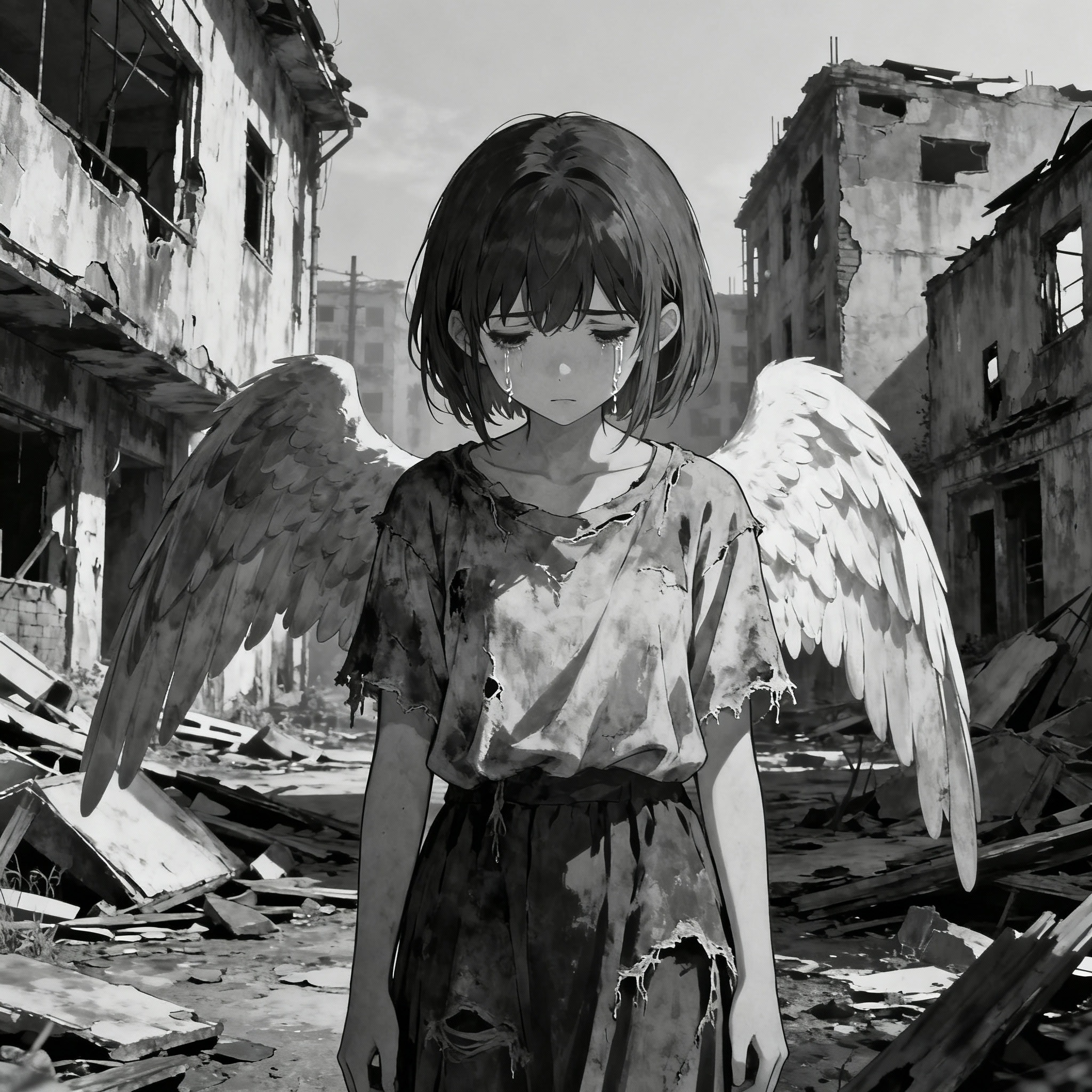 廃墟天使_2025/10/27 | の人気AIイラスト・グラビア