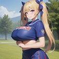 金髪ツインテ爆乳ちゃん 4枚目
