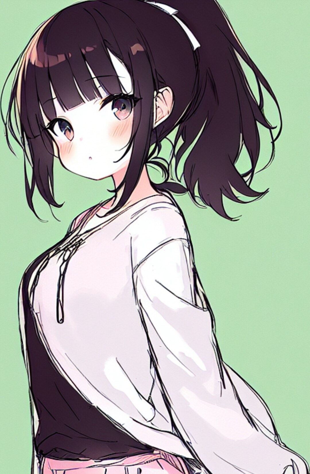 ポニーテールの女の子　その1