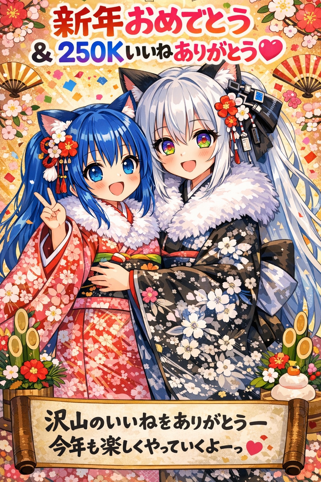 250Kいいねありがとーっ