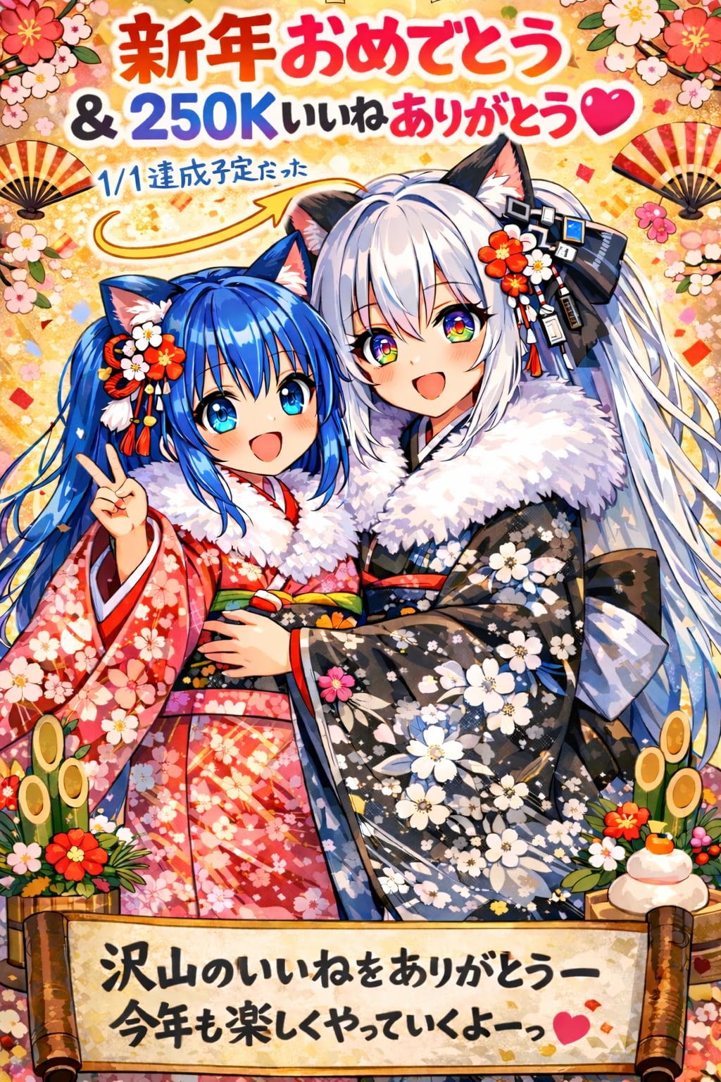 250Kいいねありがとーっ | の人気AIイラスト・グラビア