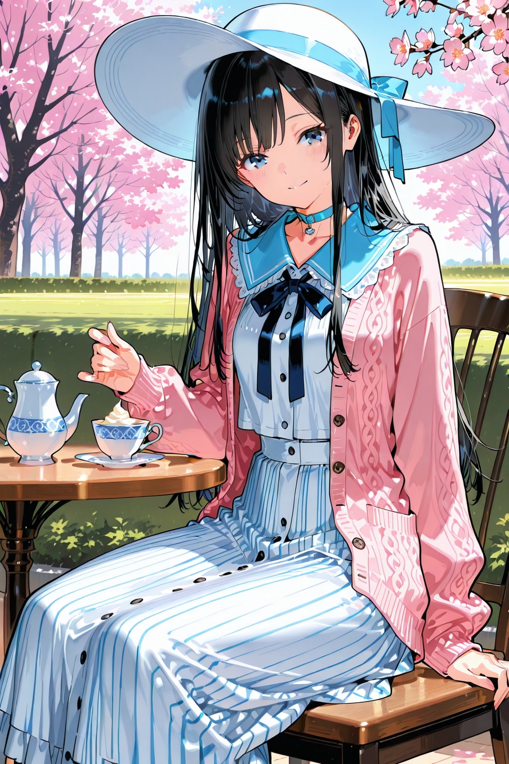 【企画：春色コーデ】ティータイム