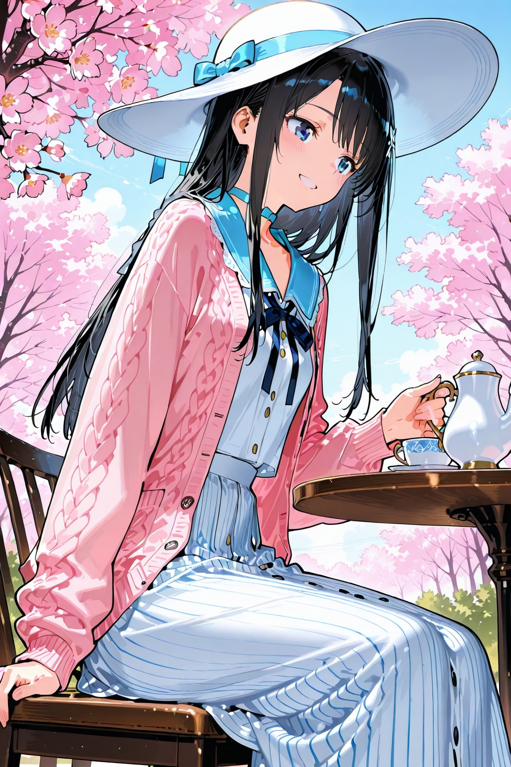 【企画：春色コーデ】ティータイム