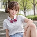 パンツを脱いだ女子校生 9枚目