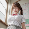 パンツを脱いだ女子校生 5枚目
