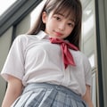 パンツを脱いだ女子校生 2枚目