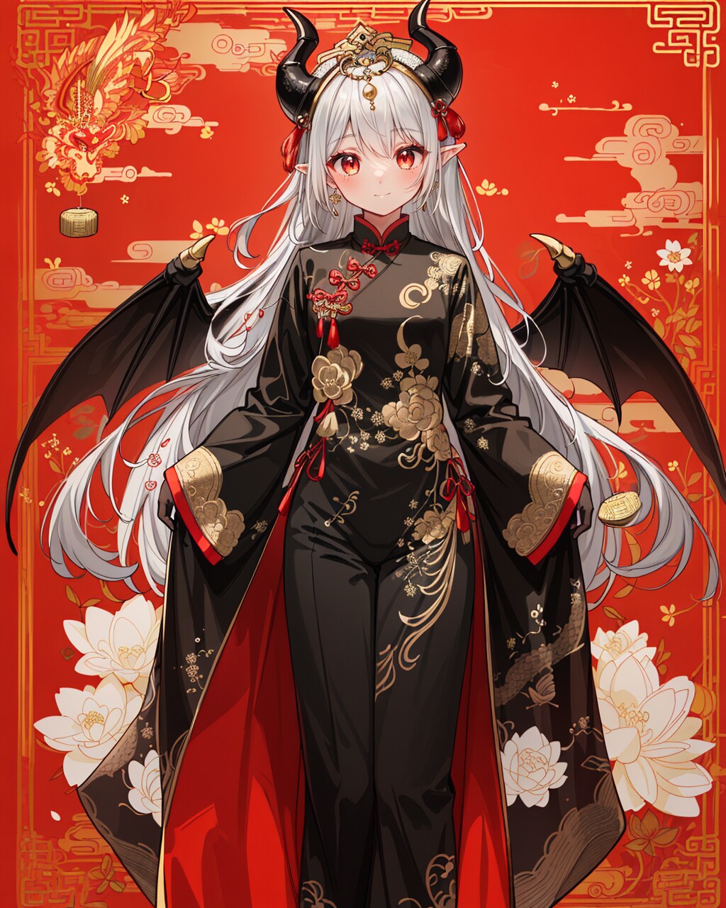 竜の羽根と銀髪竜姫