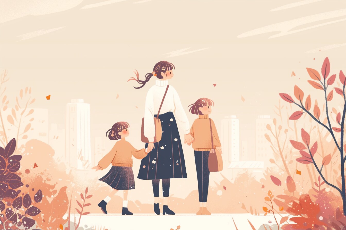 母と娘268 | の人気AIイラスト・グラビア