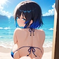 ビキニのお姉さん　真珠のTバック 3枚目