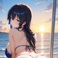 ビキニのお姉さん　真珠のTバック 4枚目