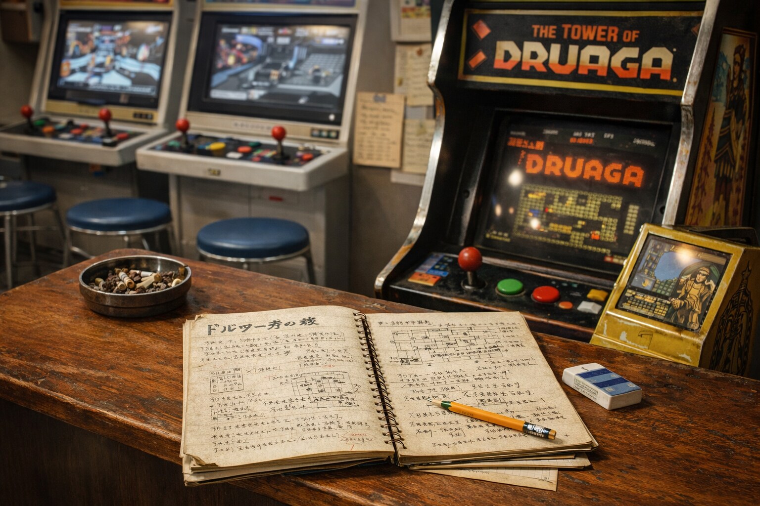 ドルアーガの塔「攻略ノート」 | の人気AIイラスト・グラビア