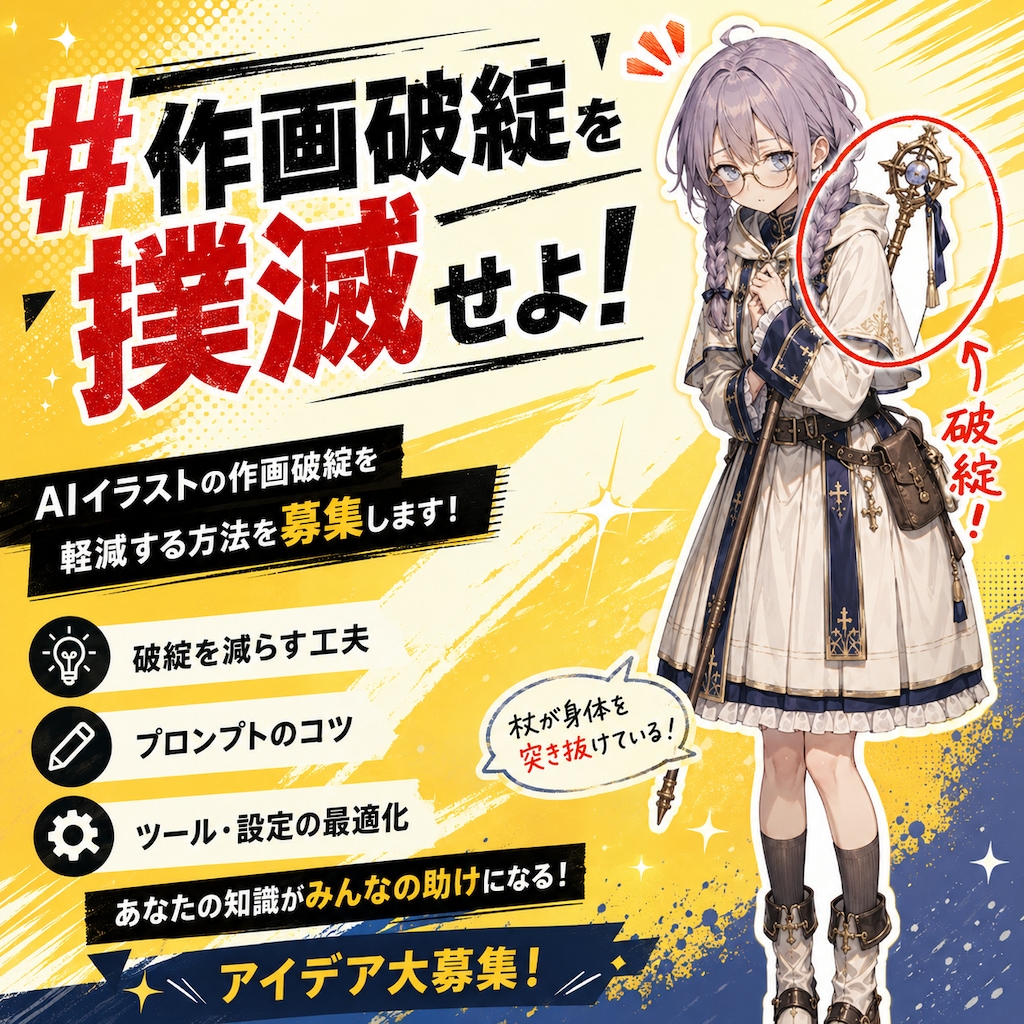 「作画破綻を撲滅せよ！」企画サムネイル