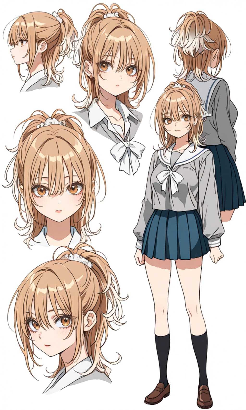 千々姫の制服　設定画風