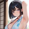 斬新な袖なし振袖？全く袖なし…スリットなし新発売！ 2枚目