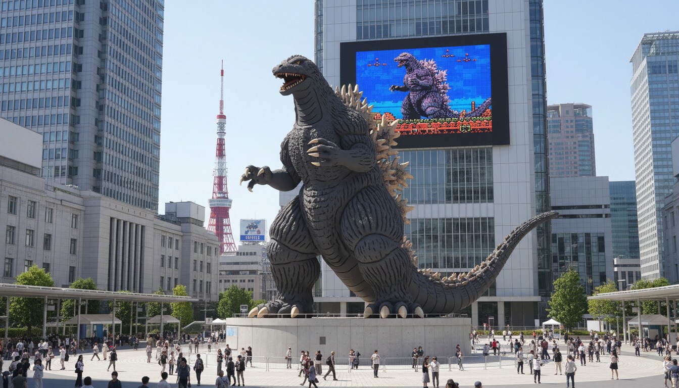 ゴジラ出現‼