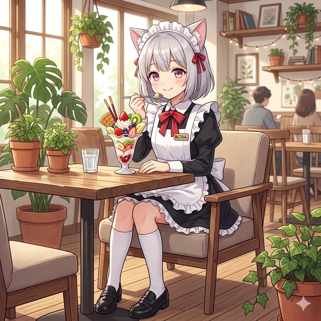 休憩中