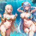水のむちむち女戦士 3枚目