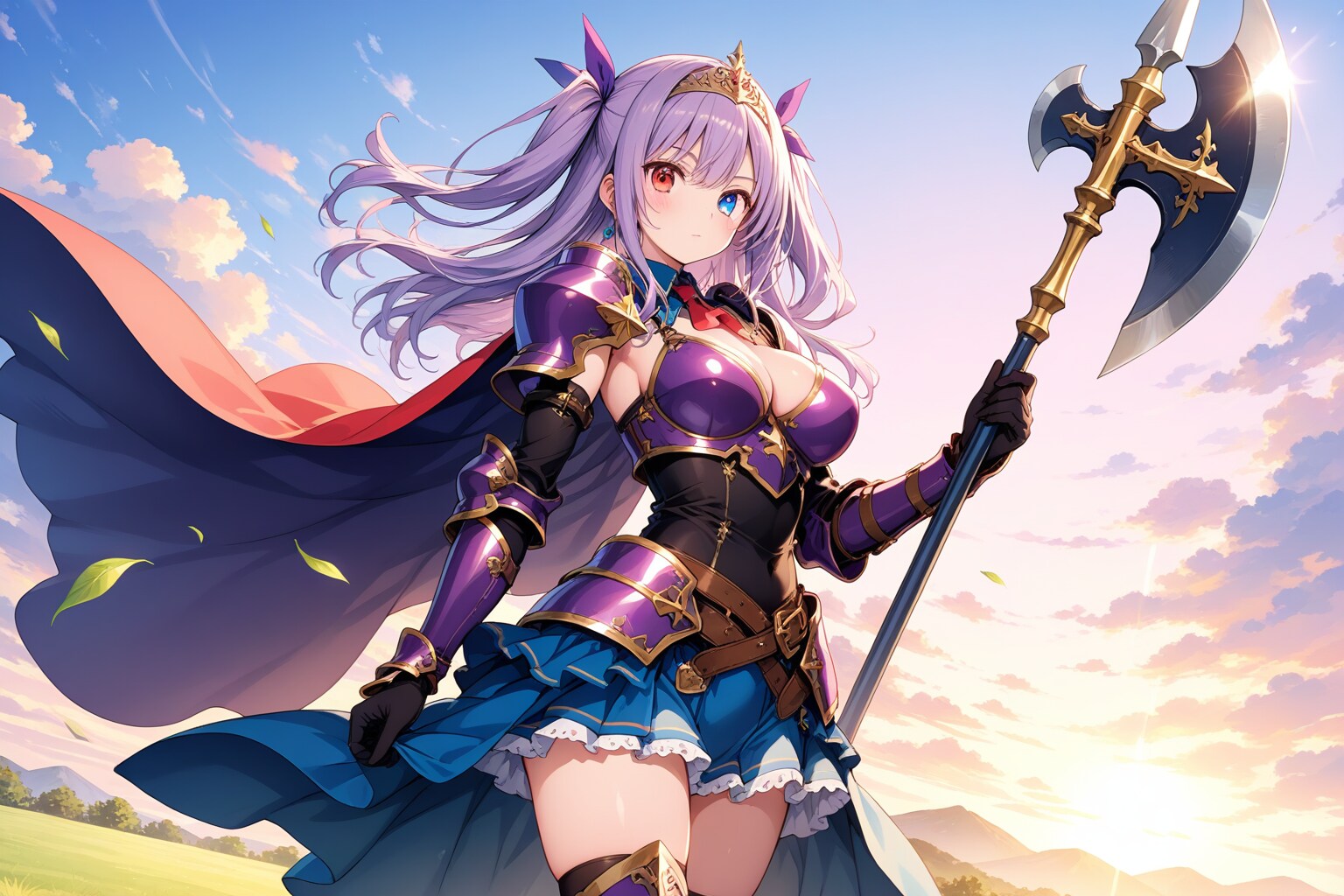 菫色の姫騎士