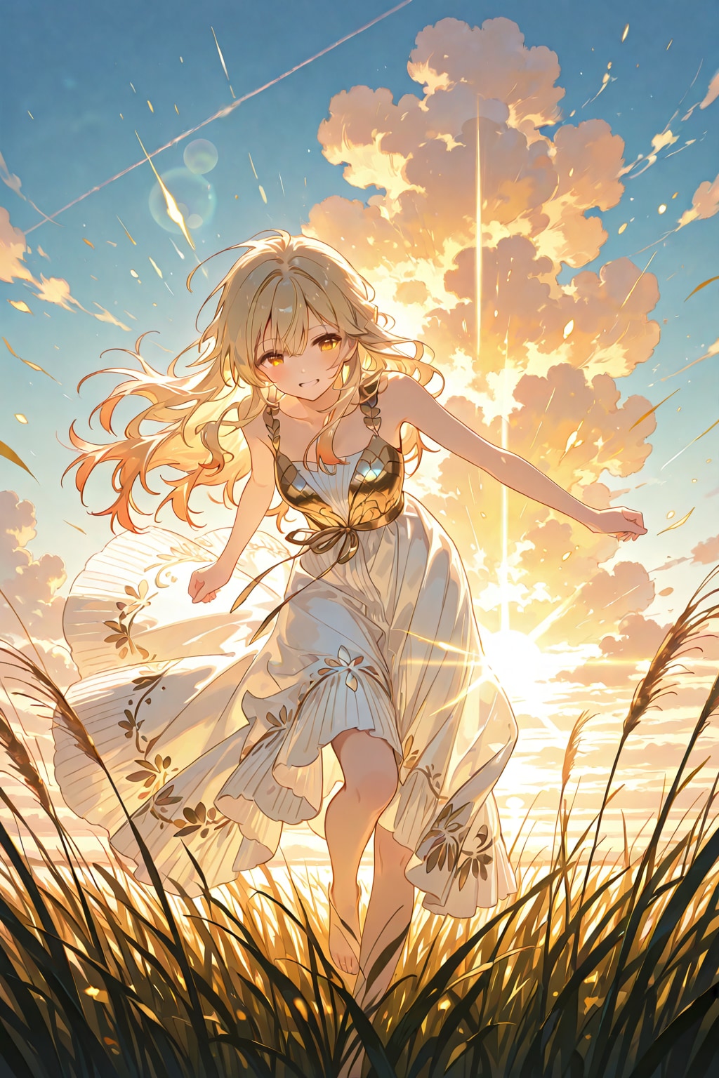 光が走る、その一歩前 | の人気AIイラスト・グラビア