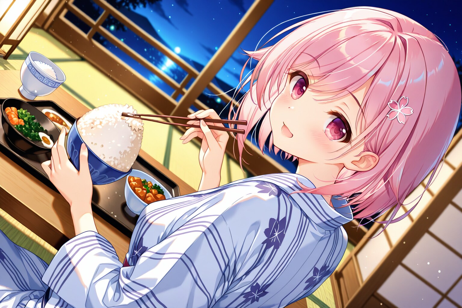 旅館メシ | の人気AIイラスト・グラビア